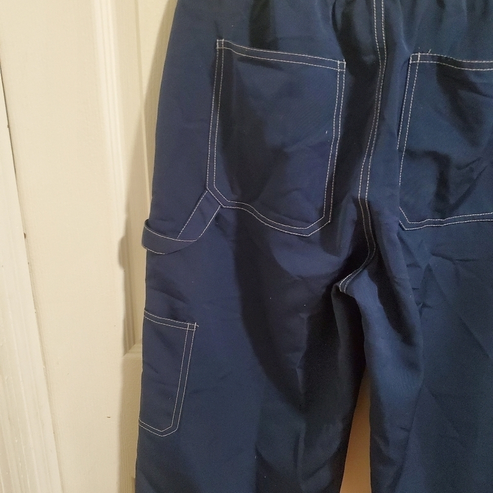 Beige Botany Womens Blue Cargo Capris Pants Size Small - Picture 4 of 7